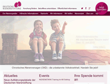 Tablet Screenshot of nierenstiftung.de